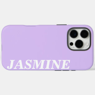 MODERNER STYLISCH-INDIVIDUELLE NAME-SOLID-LAVENDER iPhone 16 PRO MAX HÜLLE