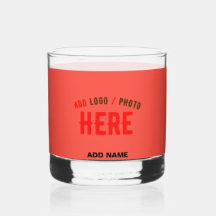 MODERNER STYLISCH-MODERNER TOMATO ROT VERIFIED MAR WHISKYGLAS
