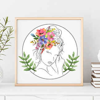 Moderner Stylist Wellness-Center des Östhetik Eleg Poster