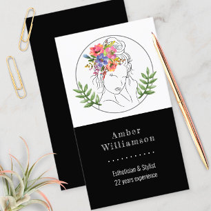 Moderner Stylist Wellness-Center des Östhetik Eleg Visitenkarte