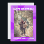 Moderner Swirl Star von David HAPPY HANUKKAH CUSTO Feiertagskarte<br><div class="desc">Eine perfekte Karte für ein jüdisches Fest! Handgemachte Kunst für Sie. Vollständig anpassbar! Klicken Sie oben auf "Personalisieren", um den Text zu bearbeiten und ein Foto hinzuzufügen. Klicken Sie auf "Bearbeiten mit dem Designwerkzeug", um die Schriftart, Farben und Einstellungen anzupassen. Design ist auch als digitaler Download verfügbar, um sofort zu...</div>