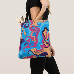 Moderner Swirl Tasche