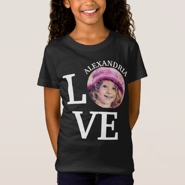 Moderner T - Shirt für benutzerdefinierte Liebe (Vorderseite)