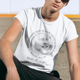 Moderner T - Shirt für die Fotosammlung im Gedächt