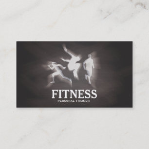 Moderner Tafel-Läufer-persönliche Trainer-Fitnes Visitenkarte