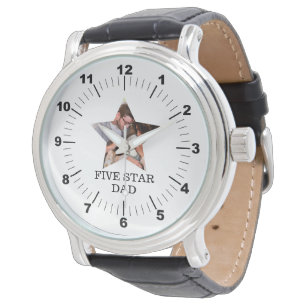 Moderner Tag Einzigartiger Vatertag Fünf-Sterne-Va Armbanduhr
