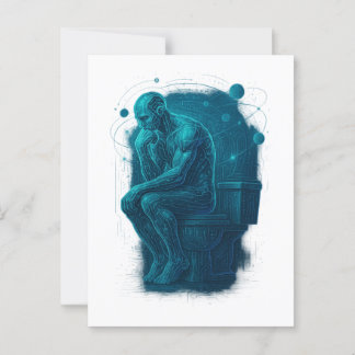 Moderner Tagesdenker Postkarte