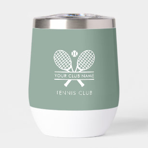 Moderner Tennis Country Club Team Swag