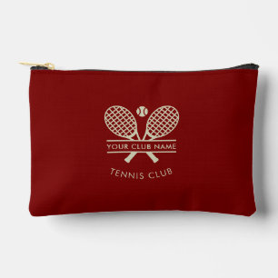 Moderner Tennisklub Name Schläger Motiv Benutzerde Zubehörtasche
