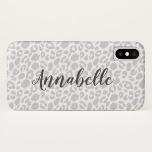 Moderner Tierleoparddruck personalisiert Case-Mate iPhone Hülle