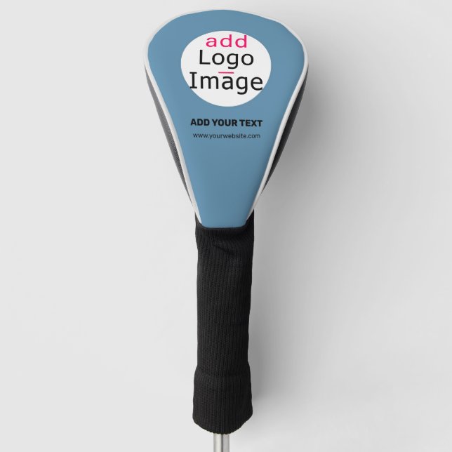 Moderner, trendiger Logo Business Club Individuell Golf Headcover (Vorderseite)