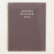 Moderner Trendy Agenda Planer 2024