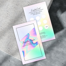 Moderner Trendy Holographic Gradient Minimal