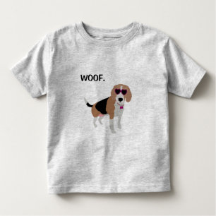 Moderner Tri farbeBeaglehund Kleinkind T-shirt