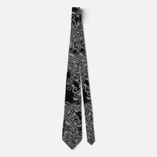 Moderner Tribalismus Elegante Print Krawatte