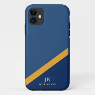 Moderner Typ Navy Blue iPhone4 Case-Mate™ iPhone 11 Hülle
