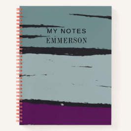 Moderner und zeitgemäßer Entwurf für benutzerdefin Notizbuch