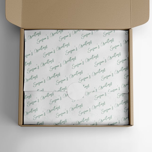 Moderner Urlaub auf der grünen Linie Seidenpapier (Von Creator hochgeladen)