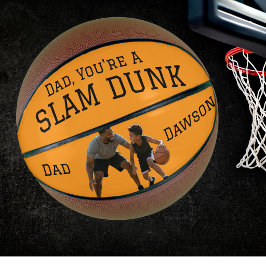 Moderner Vater, du bist ein Slam Dunk! Personalisi Basketball