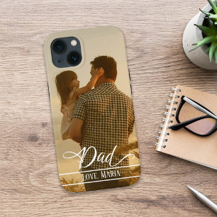 Moderner Vater Stylisches Foto Trendig iPhone Hülle