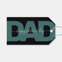 Moderner "Vater" Vatertag Geschenkanhänger