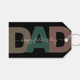 Moderner "Vater" Vatertag Geschenkanhänger