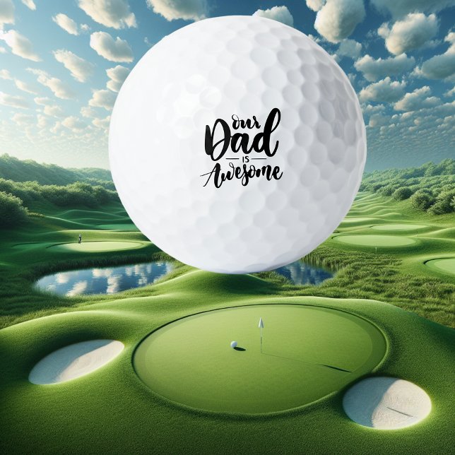 Moderner Vatertag Vater ist schrecklich Golfball (Von Creator hochgeladen)