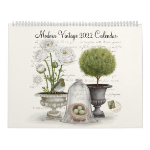Moderner Vintage-Kalender 2022 Kalender
