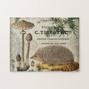 moderner vintage-wald-igel