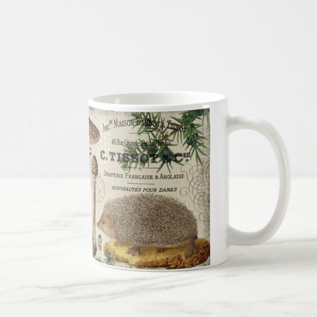 moderner vintage Waldigel Kaffeetasse (Rechts)