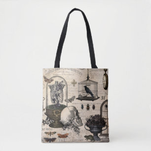 Moderner Vintager Halloween-Garten Tasche