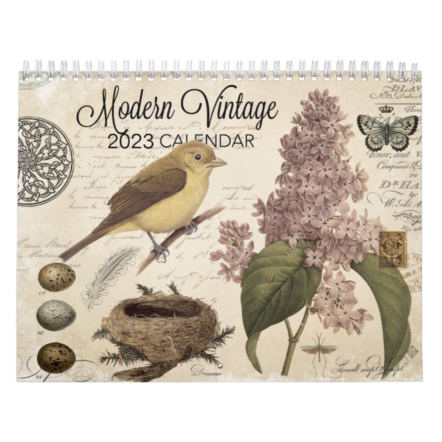 Moderner Vintager Kalender 2023 (Titelbild)