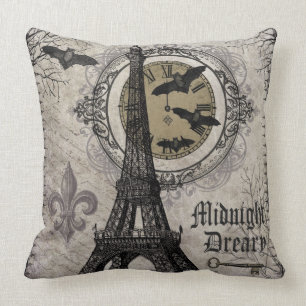 moderner Vintager Turm Franzosehalloweens Eiffel Kissen