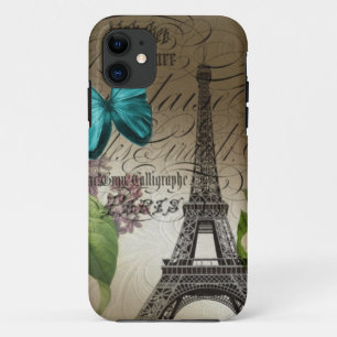 moderner Vintager Turm Paris Eiffel der lila Case-Mate iPhone Hülle