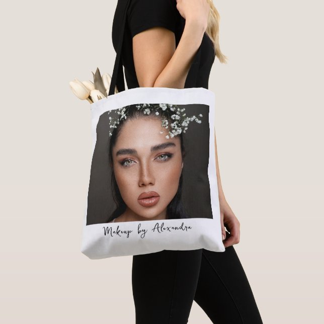 Moderner Visagist Foto Elegantes Skript Tasche (Von Nahem)
