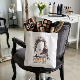Moderner Visagist und Hairstylist Schönheitssalon Tasche