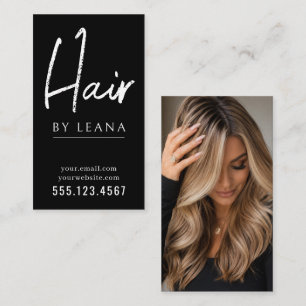 Moderner Visagist und Hairstylist Visitenkarte