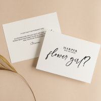 Moderner Vorschlag für ein Schwarz-weißes Blumenmä