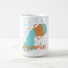 Moderner Wasserträger Zodiac Kaffeetasse