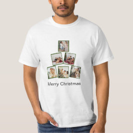 Moderner Weihnachts-Collage-T - Shirt