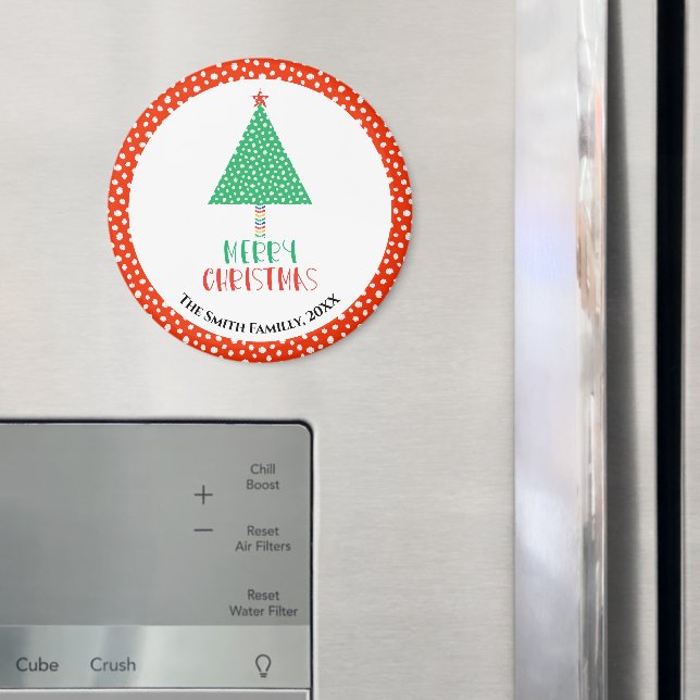 Moderner Weihnachtsbaum  Magnet (In Situ (Kühlschrank))