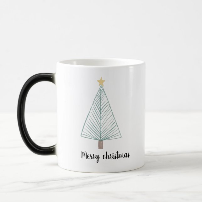 Moderner Weihnachtsbaum Verwandlungstasse (Links)