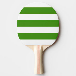 Moderner weißer, grüner Streifen Tischtennis Schläger