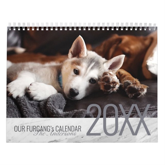 Moderner weißer Marmor - kundenspezifisches Foto m Kalender (Titelbild)