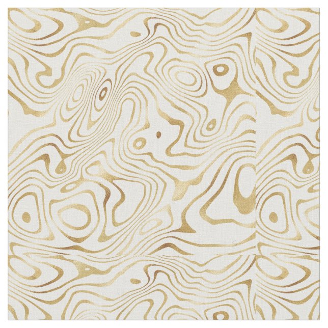 Moderner Weißgoldmarmor Abstrakt Stoff (Nahaufnahme)