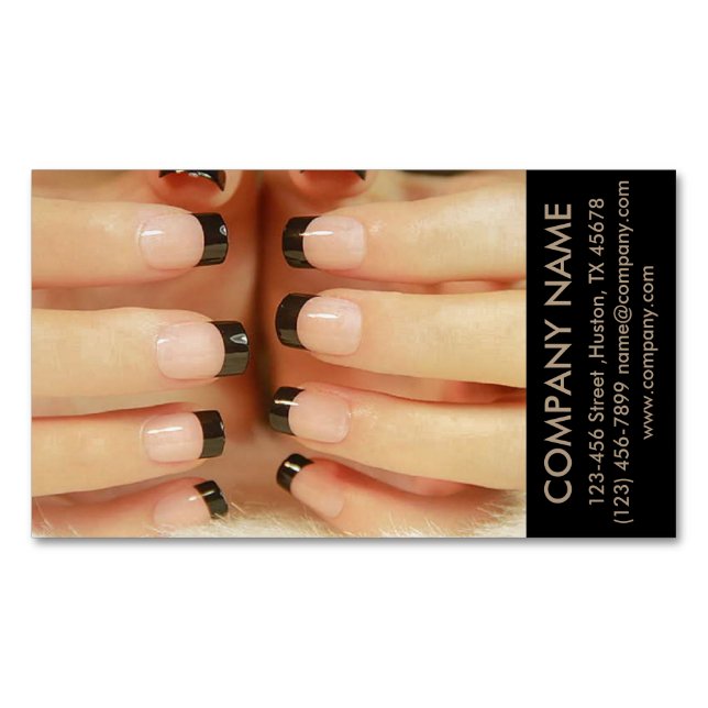 Moderner WELLNESS-CENTER Beauty Salon Magnetische Visitenkarte (Vorderseite)