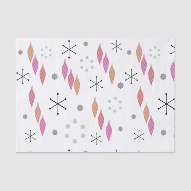 Moderner Winter im Mittelalter Seidenpapier (Vorderseite)