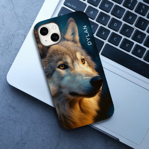 Moderner Wolf Nah-up Personalisiert Case-Mate iPhone 14 Plus Hülle