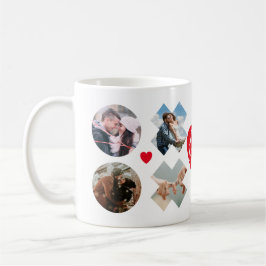 Moderner Xoxo Foto Liebe individuelle Name Text Kaffeetasse