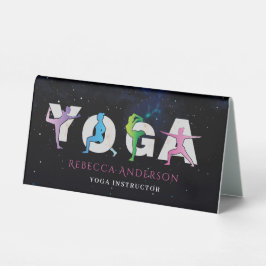 Moderner Yoga Instructor Style | Ganzheitliche Hei Tischaufsteller